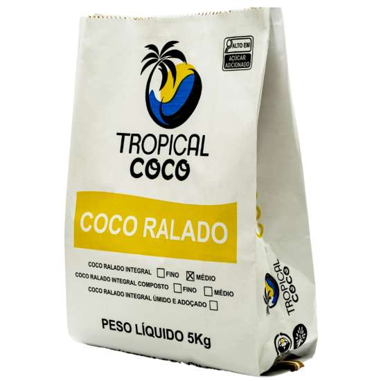 Coco Ralado Integral Médio - 5kg